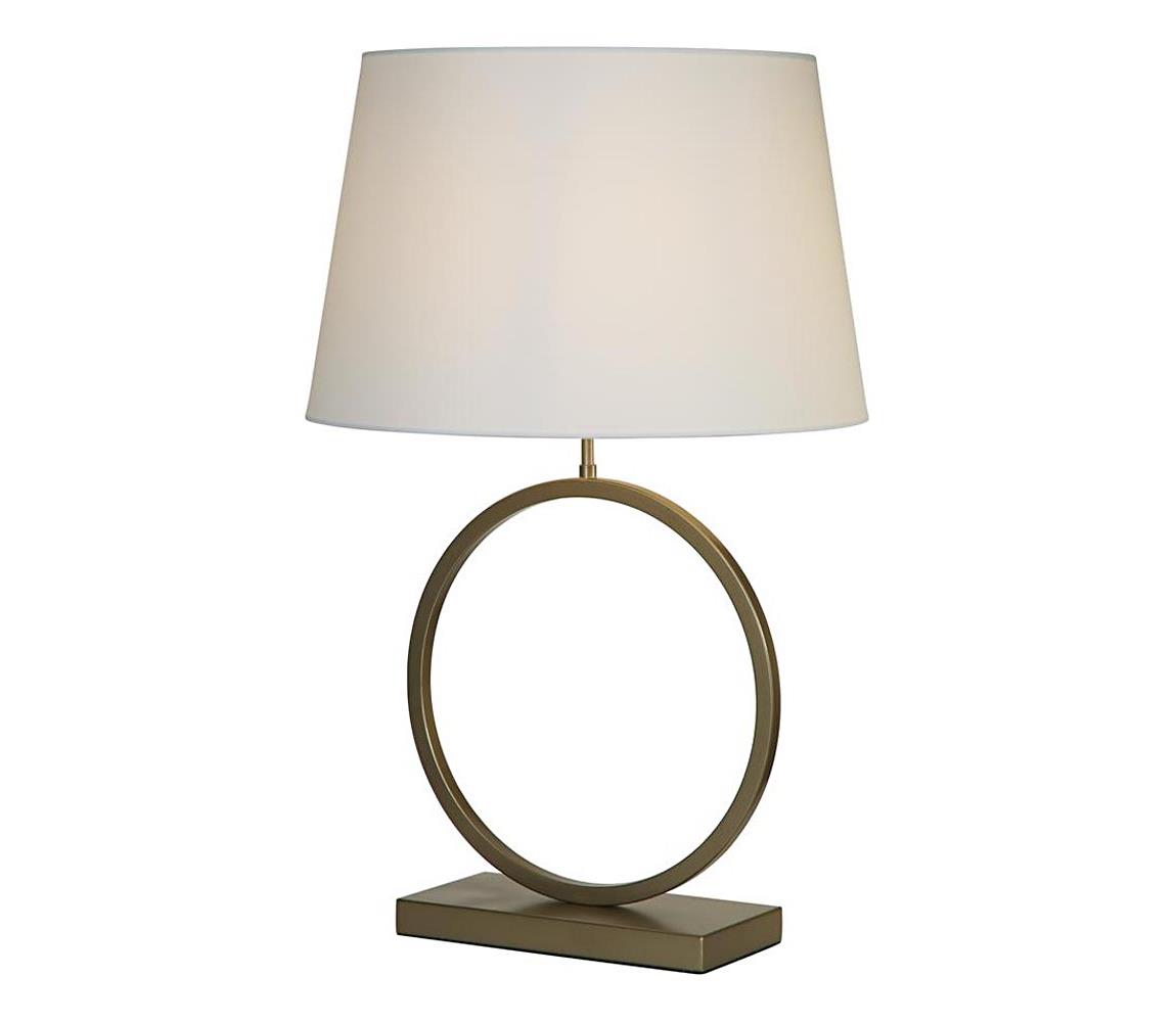 Searchlight EU93102WH - Stolná lampa ELEGANT 1xE27/60W/230V biela EU93102WH