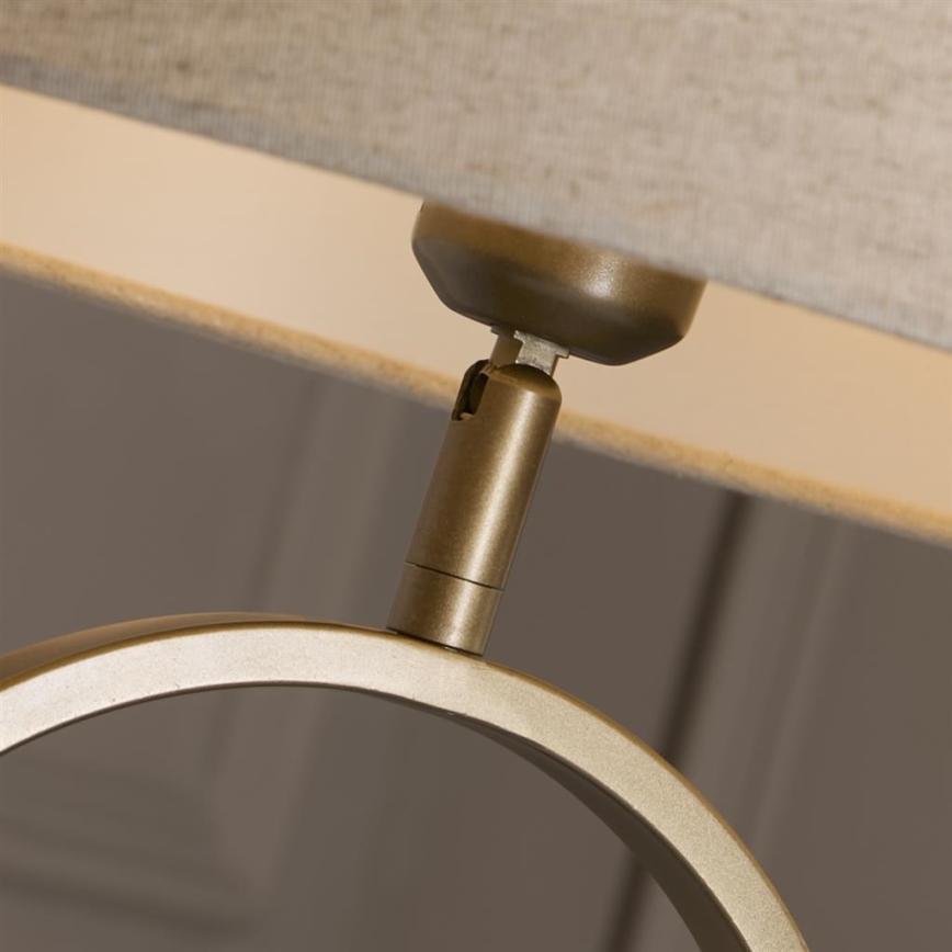 Searchlight - Stolná lampa MODISH 1xE27/60W/230V krémová