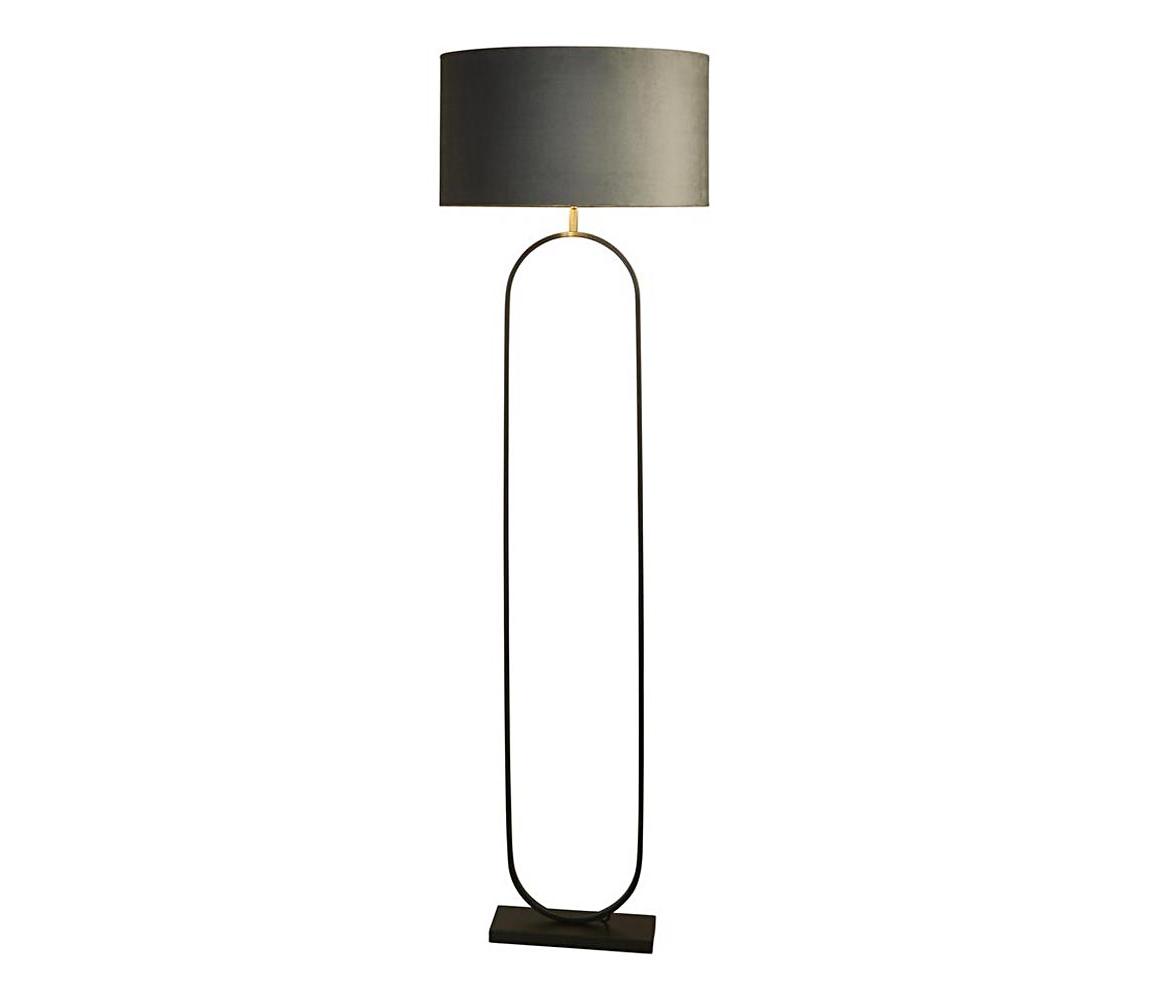 Searchlight EU95101DGY - Stojacia lampa MODISH 1xE27/60W/230V šedá EU95101DGY
