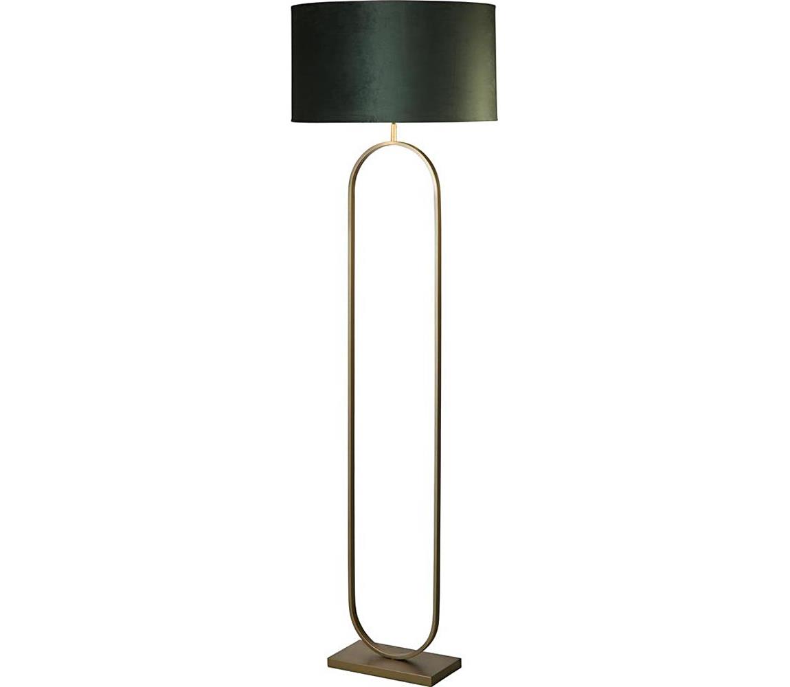 Searchlight EU95102GR - Podlahová lampa MODISH 1xE27/60W/230V zelená EU95102GR