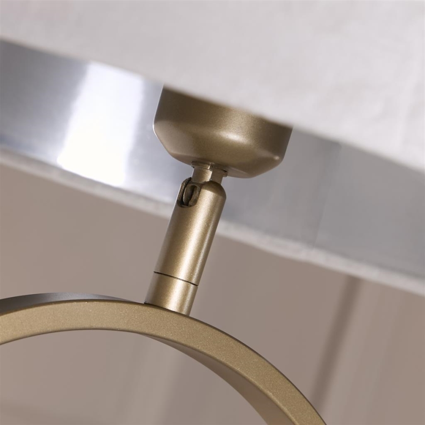 Searchlight - Stojacia lampa MODISH 1xE27/60W/230V sivá