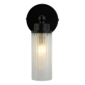 Searchlight - Kúpeľňové nástenné svietidlo IMPERIAL 1xG9/7W/230V IP44 čierne