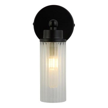 Searchlight - Kúpeľňové nástenné svietidlo IMPERIAL 1xG9/7W/230V IP44 čierne