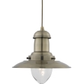 Searchlight - Luster na lanku FISHERMAN 1xE27/60W/230V mosadz