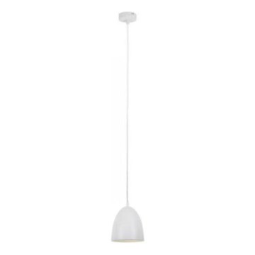 Searchlight - Luster na lanku METAL 1xE27/60W/230V pr. 28 cm biela