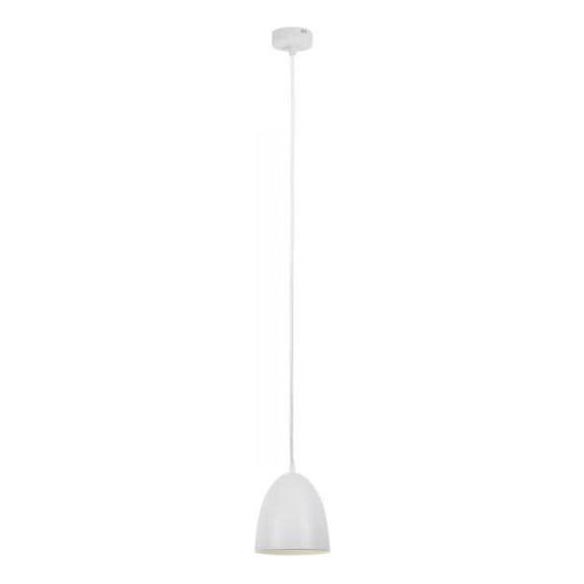 Searchlight - Luster na lanku METAL 1xE27/60W/230V pr. 28 cm biela