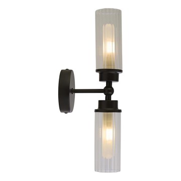 Searchlight - Nástenné svietidlo IMPERIAL 2xG9/33W/230V čierne