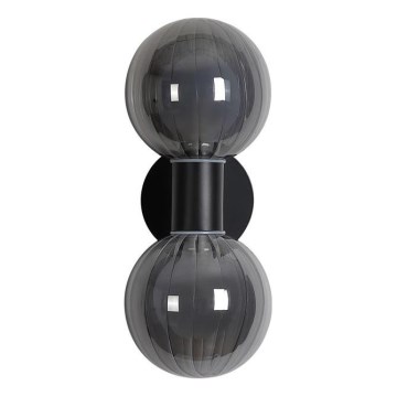 Searchlight - Nástenné svietidlo LUMINSPHERE 2xG9/7W/230V čierne