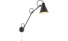 Searchlight - Stmievateľná nástenná lampa SWING ARM 1xE27/20W/230V antracit