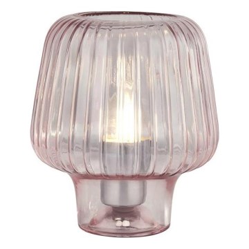 Searchlight - Stolná lampa ARIA 1xE27/10W/230V ružová