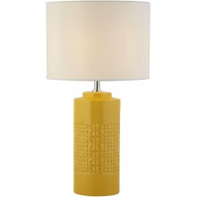 Searchlight - Stolná lampa CHARLESTON 1xE27/60W/230V keramika