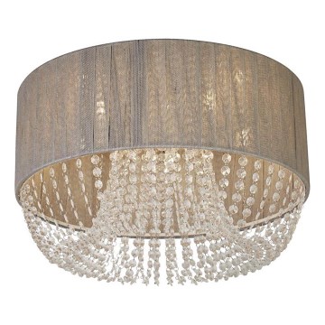 Searchlight - Stropné svietidlo BELLANO 5xG9/7W/230V pr. 50 cm šedé