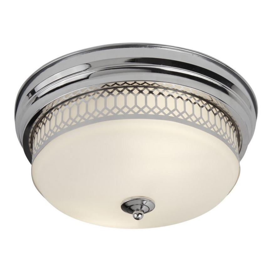 Searchlight - Stropné svietidlo EDINBURGH 2xE27/40W/230V lesklý chróm