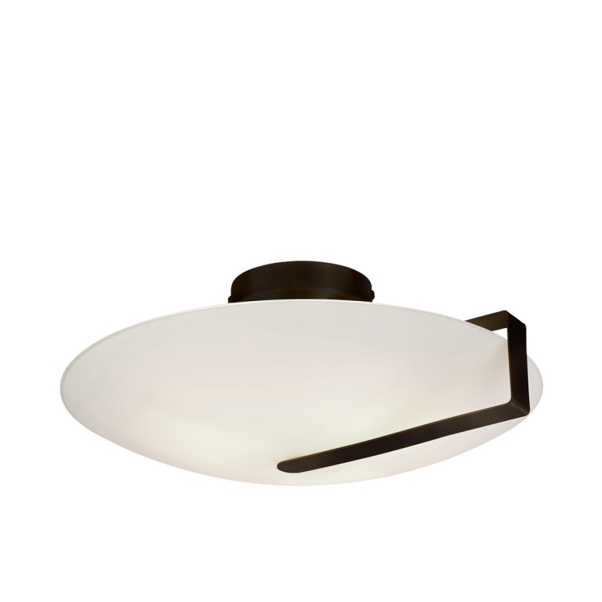 Searchlight - Stropné svietidlo SUNDIAL 3xE27/40W/230V čierne