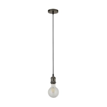 Searchlight - Závesný luster na lane SUSPENSION 1xE27/60W/230V antracit