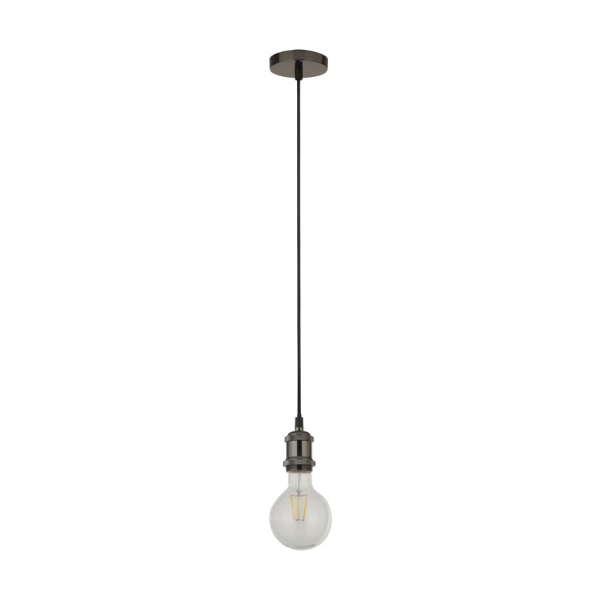 Searchlight - Závesný luster na lane SUSPENSION 1xE27/60W/230V antracit