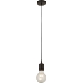 Searchlight - Závesný luster na lane SUSPENSION 1xE27/60W/230V čierna