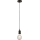 Searchlight - Závesný luster na lane SUSPENSION 1xE27/60W/230V čierna
