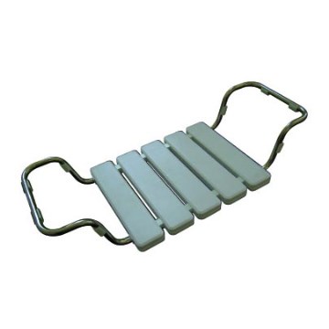 Sedátko do vane 84x13 cm strieborné/biele