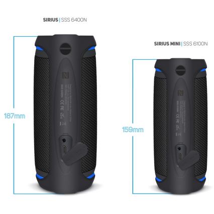 Sencor - Bezdrôtový reproduktor 16W 2500 mAh IPX6