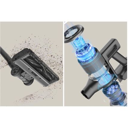 Sencor - Bezdrôtový tyčový vysávač 2 v 1 200 W/2600 mAh čierny