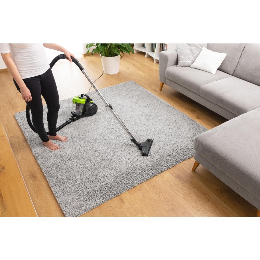 Sencor - Bezvreckový vysávač 2 l 700W/230V čierna/zelená