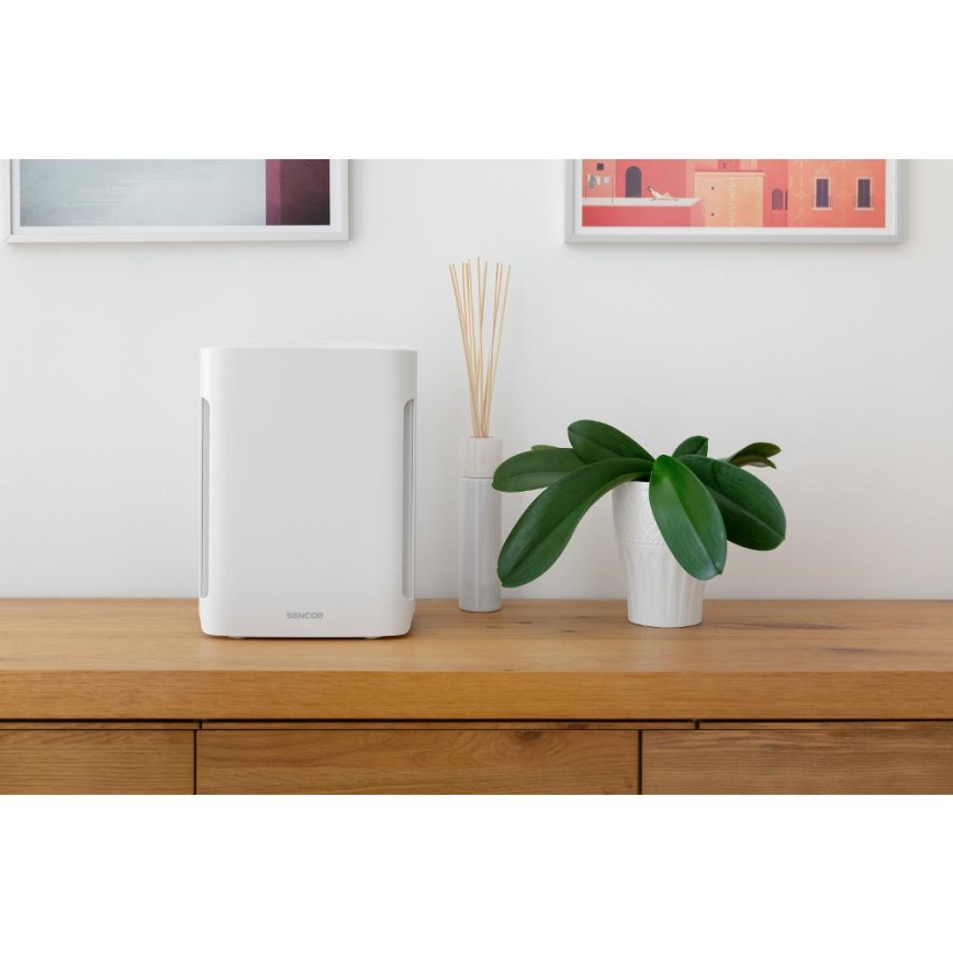 Sencor - Čistička vzduchu 60W/230V biela