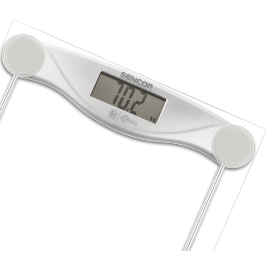 Sencor - Digitálna osobná váha s LCD displejom 1xCR2032