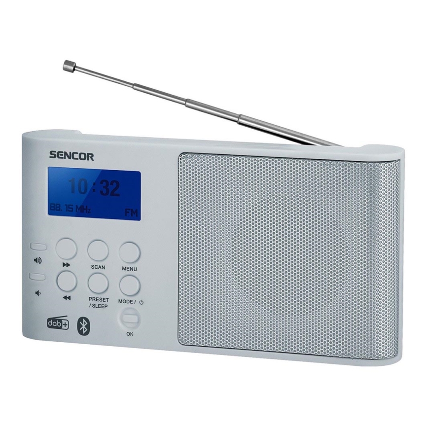 Sencor - Digitálne rádio DAB+ 1000 mAh