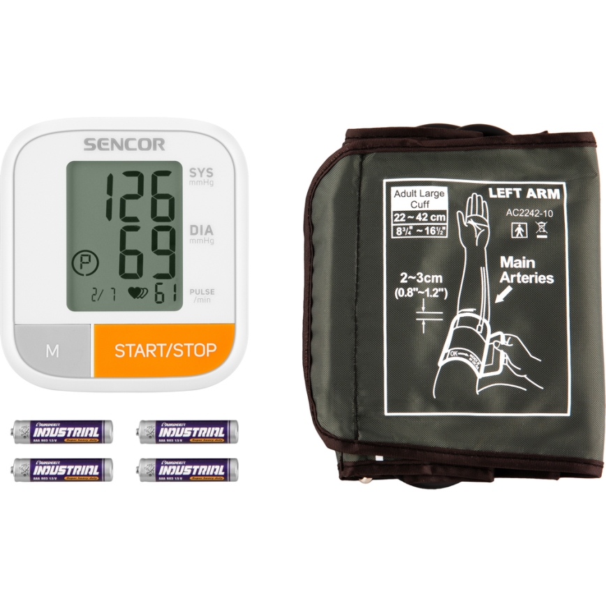 Sencor - Digitálny tlakomer 4xAAA