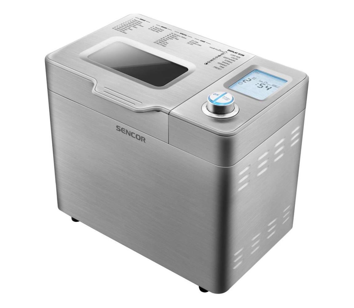 Sencor - Domáca pekáreň na chlieb 550W/230V matný chróm 41011831