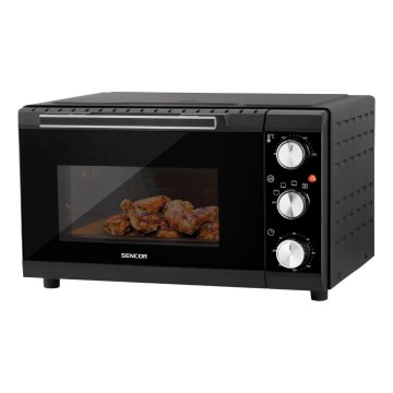 Sencor - Elektrická rúra 20 l 1650W/230V čierna