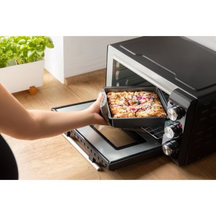 Sencor - Elektrická rúra 20 l 1650W/230V čierna