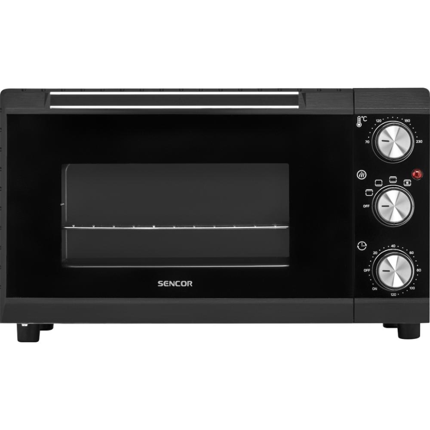 Sencor - Elektrická rúra 20 l 1650W/230V čierna
