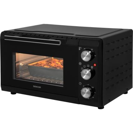 Sencor - Elektrická rúra 20 l 1650W/230V čierna