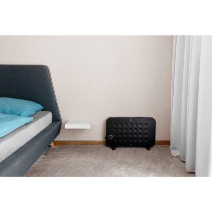 Sencor - Elektrický priamotop/konvektor 750/1250/2000W/230V termostat IP24 čierna