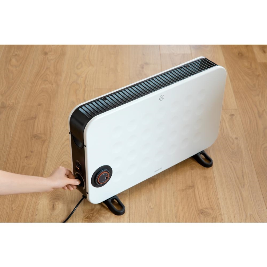 Sencor - Elektrický priamy ohrievač/konvektor 750/1250/2000W s termostatom
