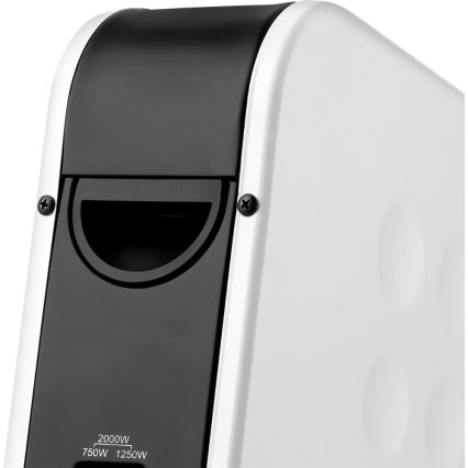 Sencor - Elektrický priamy ohrievač/konvektor 750/1250/2000W s termostatom