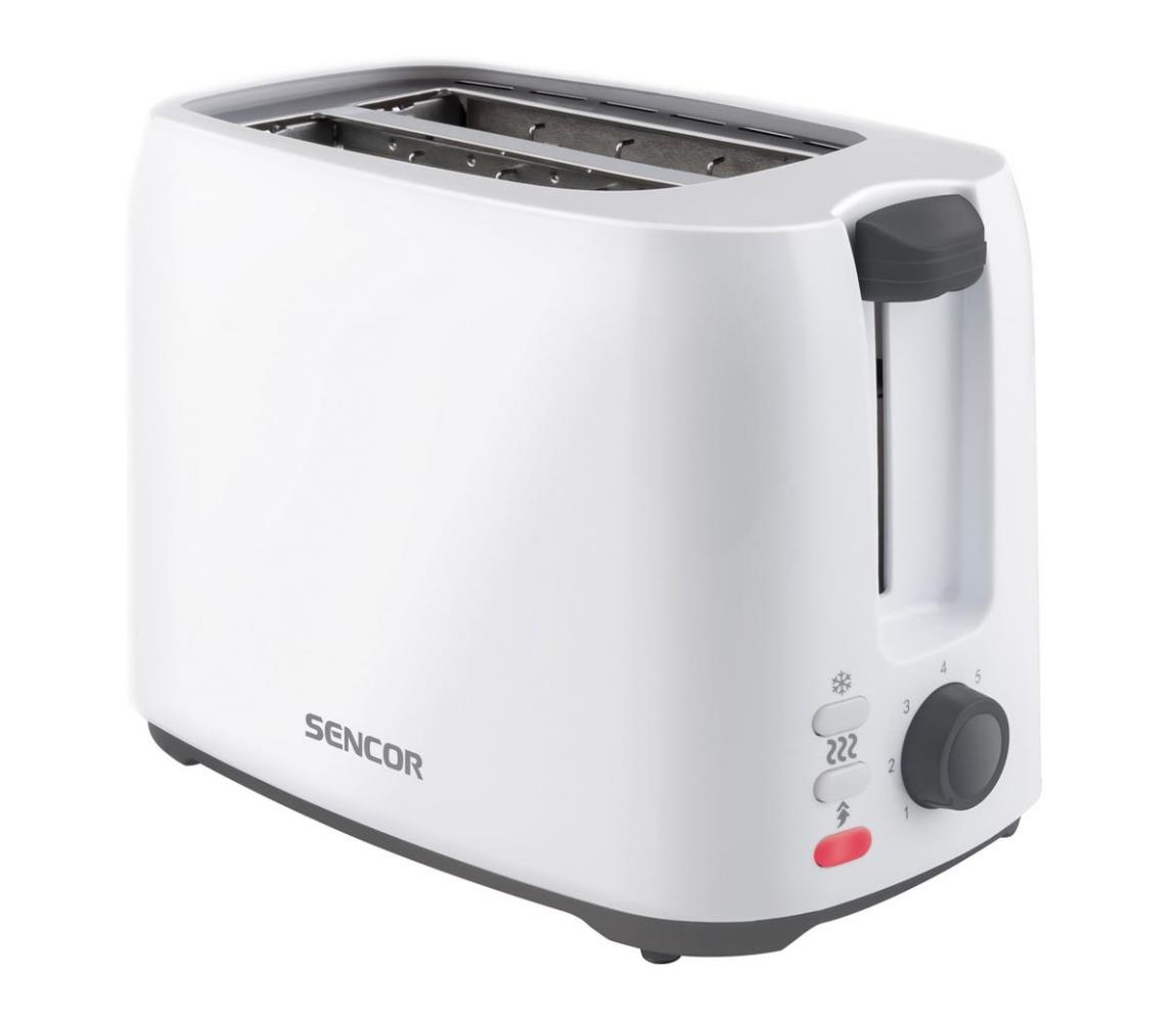 Sencor - Hriankovač s dvomi otvormi 750W/230V biela 41008393