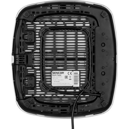 Sencor - Hriankovač so štyrmi otvormi 1600W/230V matný chróm