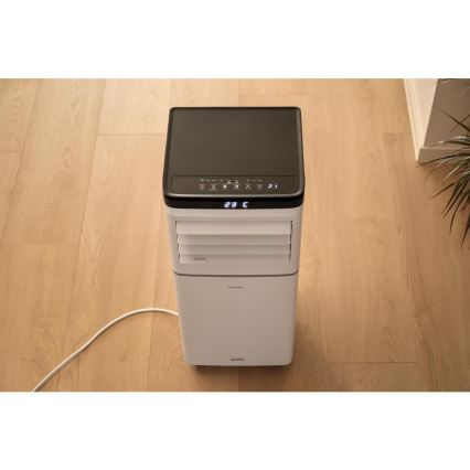 Sencor - Inteligentná mobilná klimatizácia 3 v 1 vrátane kompletného príslušenstva 1020 W/230 V 10 000 BTU Wi‑Fi, biela, s diaľkovým ovládaním