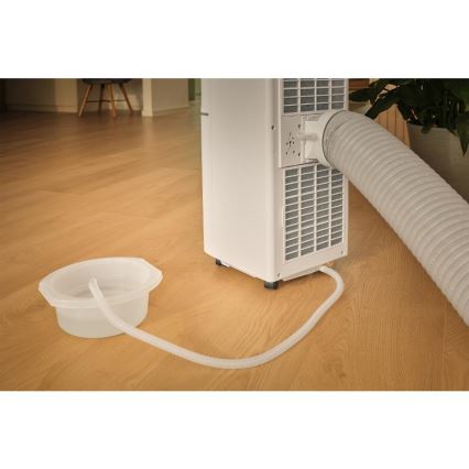 Sencor - Inteligentná mobilná klimatizácia 3 v 1 vrátane kompletného príslušenstva 1020 W/230 V 10 000 BTU Wi‑Fi, biela, s diaľkovým ovládaním
