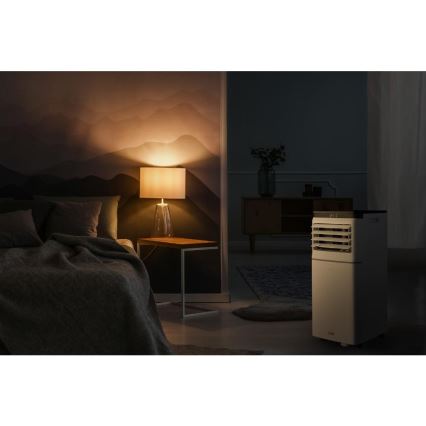 Sencor - Inteligentná mobilná klimatizácia 3 v 1 vrátane kompletného príslušenstva 1020 W/230 V 10 000 BTU Wi‑Fi, biela, s diaľkovým ovládaním