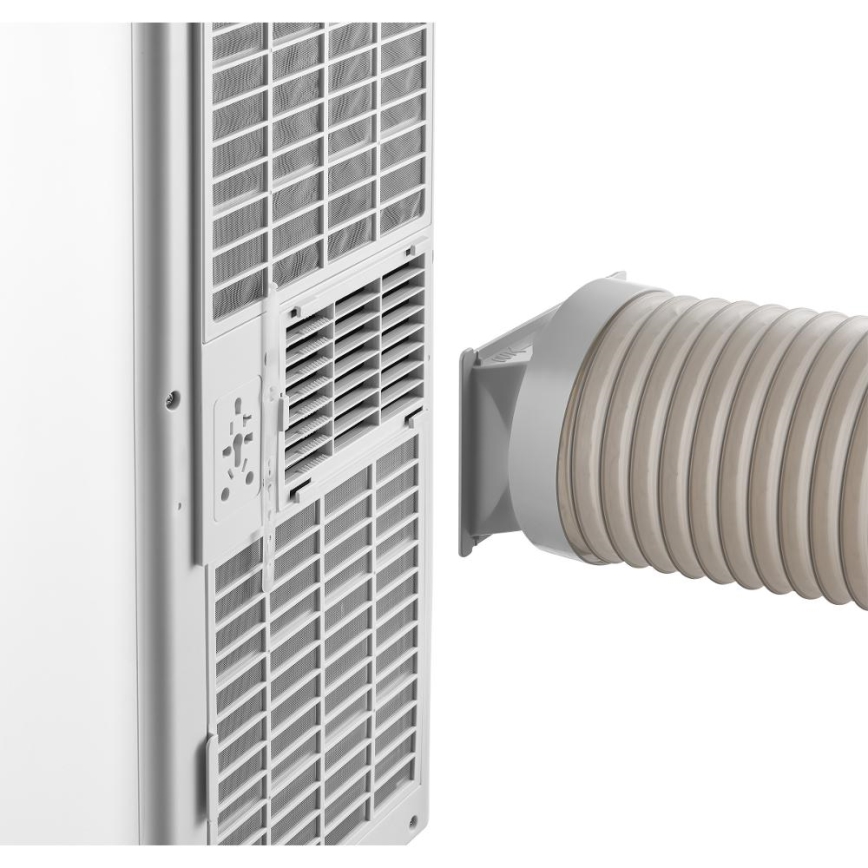 Sencor - Inteligentná mobilná klimatizácia 3 v 1 vrátane kompletného príslušenstva 1020 W/230 V 10 000 BTU Wi‑Fi, biela, s diaľkovým ovládaním