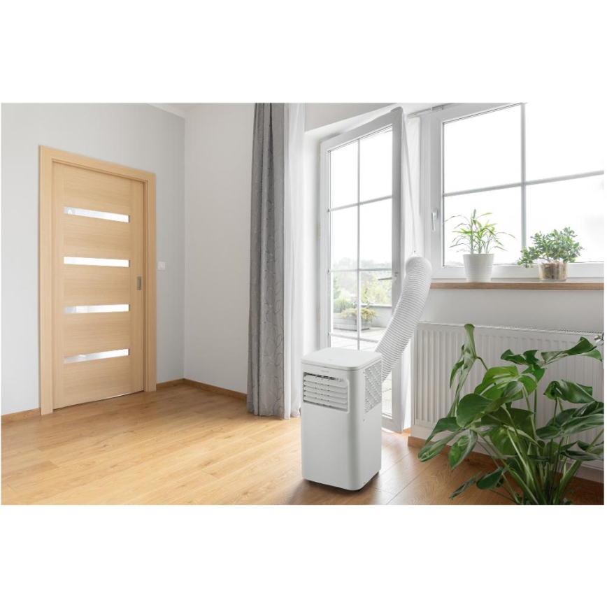 Sencor - Inteligentná mobilná klimatizácia 3v1 vrátane kompletného príslušenstva 760W/230V 7000BTU Wi-Fi + diaľkové ovládanie