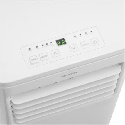 Sencor - Inteligentná mobilná klimatizácia 3v1 vrátane kompletného príslušenstva 760W/230V 7000BTU Wi-Fi + diaľkové ovládanie