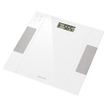 Sencor - Inteligentná osobná fitness váha 1xCR2032 biela