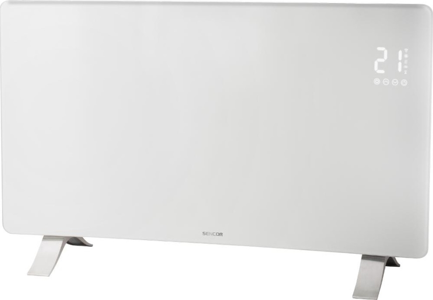Sencor - Inteligentný elektrický priamotop/konvektor 1200/2400W/230V IP24 Wi-Fi biela