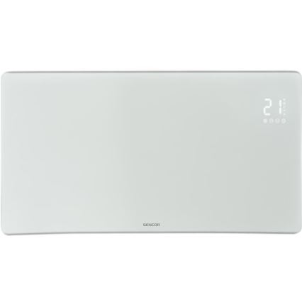 Sencor - Inteligentný elektrický priamotop/konvektor 1200/2400W/230V IP24 Wi-Fi biela