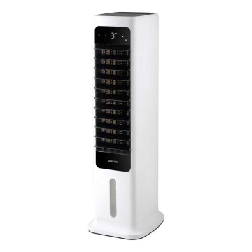 Sencor - Inteligentný mobilný ochladzovač vzduchu 60W/230V Wi-Fi biela + diaľkové ovládanie
